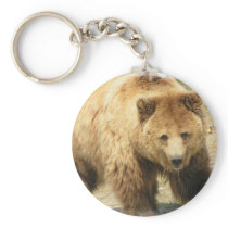 Grizzly Bear Keychain