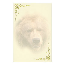 Grizzly Bear Personal Stationery