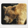 Grizzly Bear Wild Animal Art Mousemat Mousepad