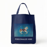 Grocery Bags, Totes - Red, White & Blue Carousel