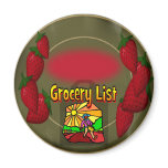Grocery List magnets