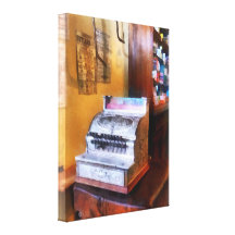 Grocery Store Cash Register Stretched Canvas Prints