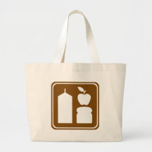 Grocery Store Highway Sign Bag