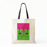 Grocery Tote - "Bistro Bright" bags