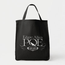 Grocery Tote "Edgar Allan Poe" Bolsa