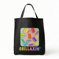 Grocery Totes - Chillaxin' Pop Sicles Tote Bag