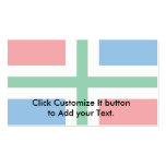 Groningen, Netherlands flag Business Card Template