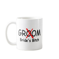 Groom Brides Bitch (Red) Mugs