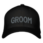 GROOM EMBROIDERED BASEBALL CAP