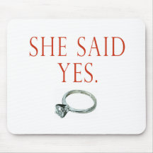 Groom Engagement Gifts and T-shirts Mouse Mat