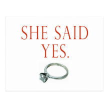 Groom Engagement Gifts and T-shirts Post Card