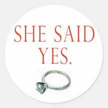 Groom Engagement Gifts and T-shirts Round Stickers