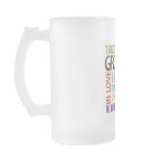 Groom Frosted Glass Mug