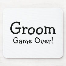 Groom Game Over Mouse Mats