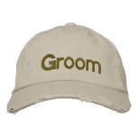 Groom Hat Embroidered Baseball Caps