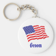 Groom Key Chain