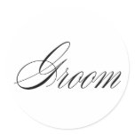 Groom stickers