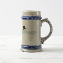 Groom Top Hat Stein Coffee Mugs