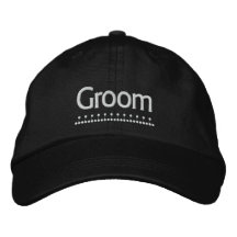 Groom - Wedding embroidered hat