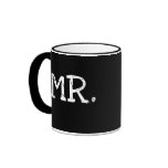 Groom White Text Mr. Coffee Mug