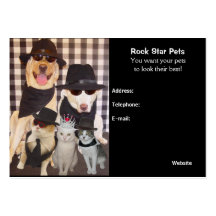Groomer's Card Business Card Templates