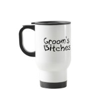 Groom's Bitches (Blk) Coffee Mugs