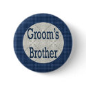 Grooms Brother Button