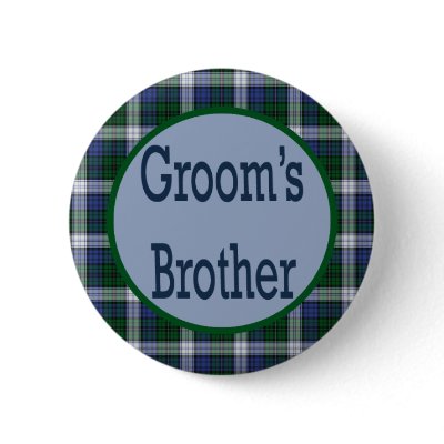 Grooms Brother Button by weddingpartygifts