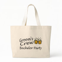 Grooms Crew (Beer Jugs) Tote Bags