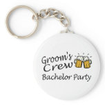 Grooms Crew Beer Jugs Key Chains