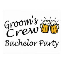 Grooms Crew (Beer Jugs) Post Card