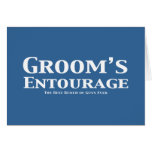Groom's Entourage Gifts cards