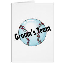 Grooms Team Greeting Card