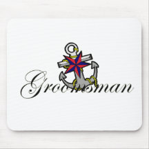 Groomsman Anchor Mouse Pad