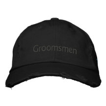 Groomsman Baseball Hat Embroidered Hat