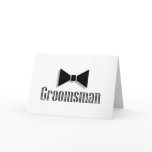 Groomsman cards