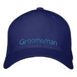 Groomsman embroidered hats