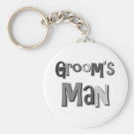 Groomsman Grey Keychains