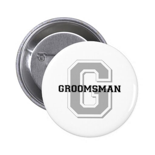 Groomsman Groom Cheer Pin