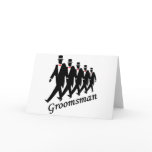 Groomsman (Men) Greeting Card