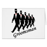 Groomsman (Men) Greeting Card