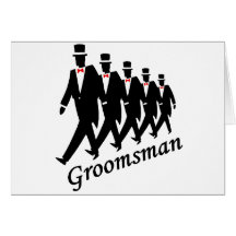 Groomsman (Men) Greeting Card