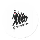Groomsman (Men) Sticker
