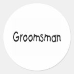 Groomsman Sticker