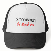 Groomsman (The Drunk One) Hats