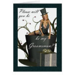 Groomsman Wedding Invitation, be my best man cards