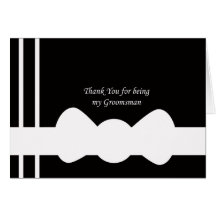 Groomsmen Thank You Card