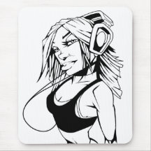 Groove me lines mousepad