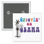 Groovin on Barack Obama Button