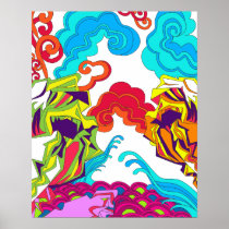 Groovy Abstract Poster